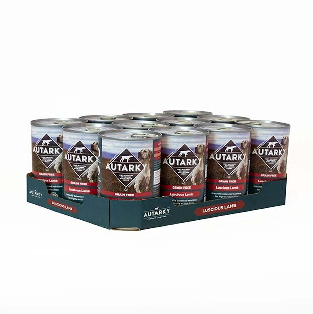 Autarky Grain Free Luscious Lamb Tins 12 x 395g