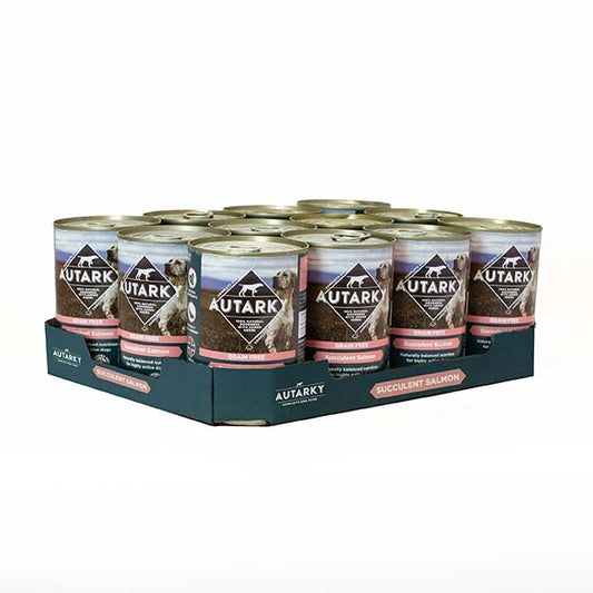 Autarky Grain Free Succulent Salmon Tins 12x395g