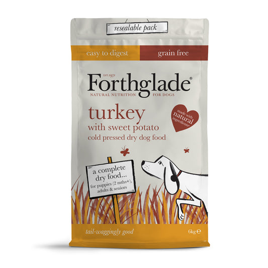 Forthglade Cold Pressed Grain Free Turkey with Sweet Potato