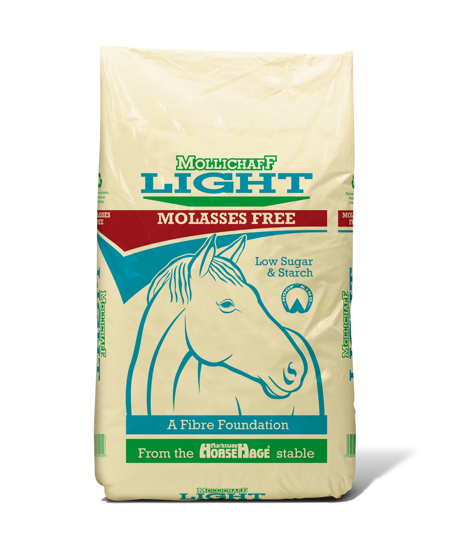 Mollichaff Light Molasses Free 12.5kg