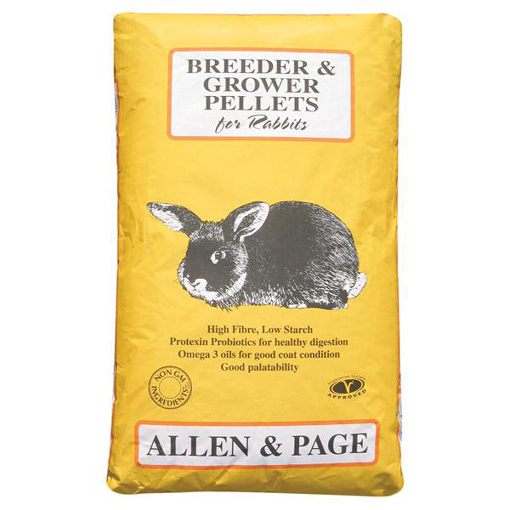 Allen & Page Rabbit Breeder & Grower Pellets 20kg