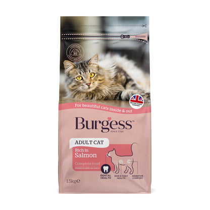 Burgess Adult Cat Rich in Scottish Salmon