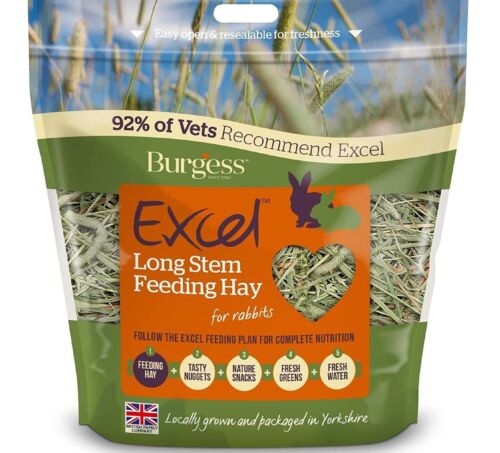 Burgess Excel Long Stem Feeding Hay 1kg