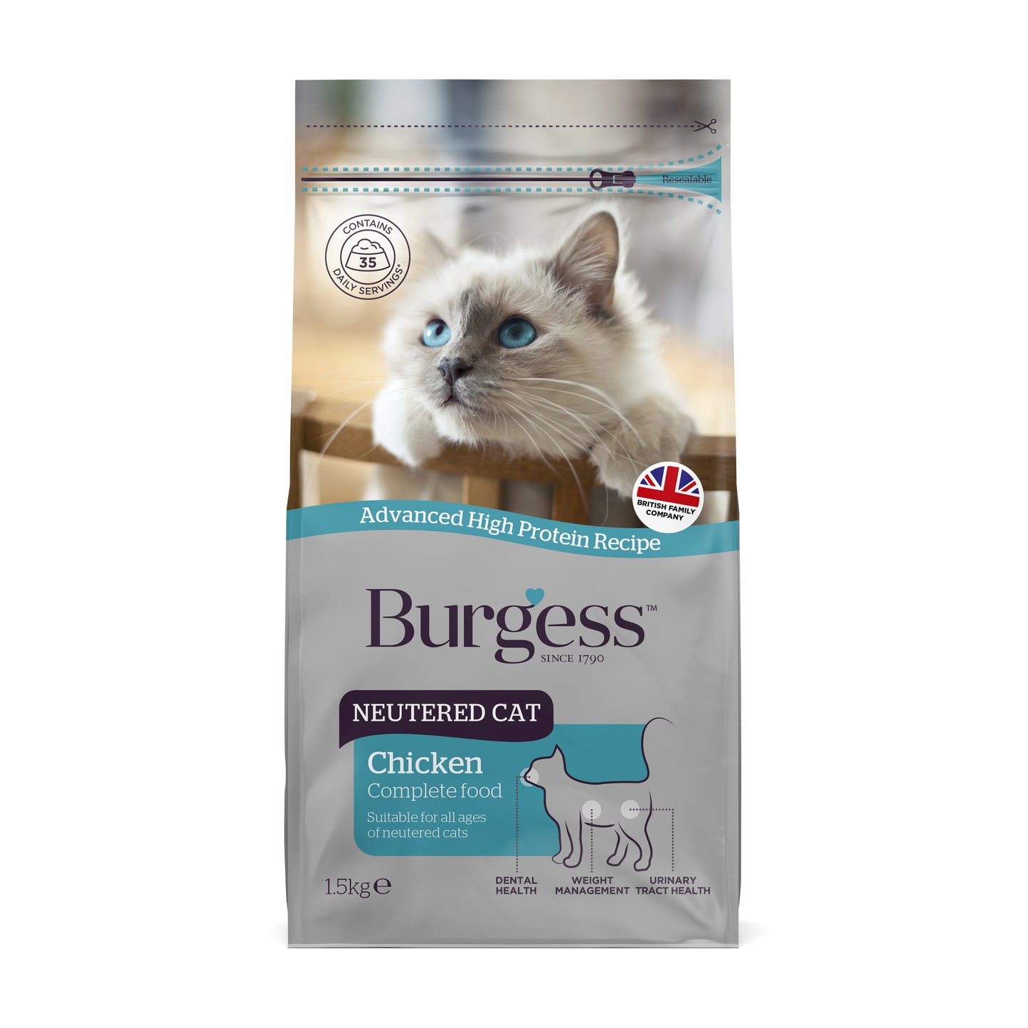 Burgess Neutered Cat Chicken